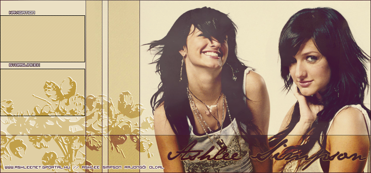 | Ashlee Simpson net |version 01 |//www.ashleenet.gportal.hu//
